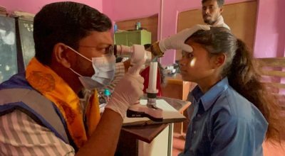 परोहाके बसन्तपटीमे आयोजित निशुल्क आँख इलाज शिविरमे अढाई सयसे बेसी लाभान्वित